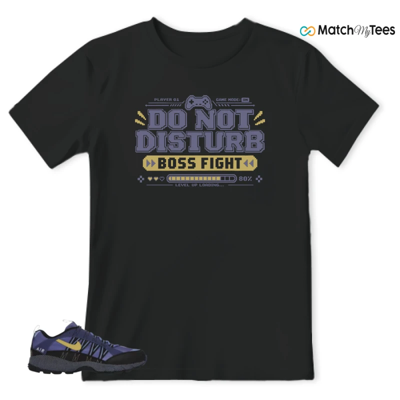 NIKE AIR HUMARA POLAR BLUE BUFF GOLD SNEAKER Matching Tees t-shirt