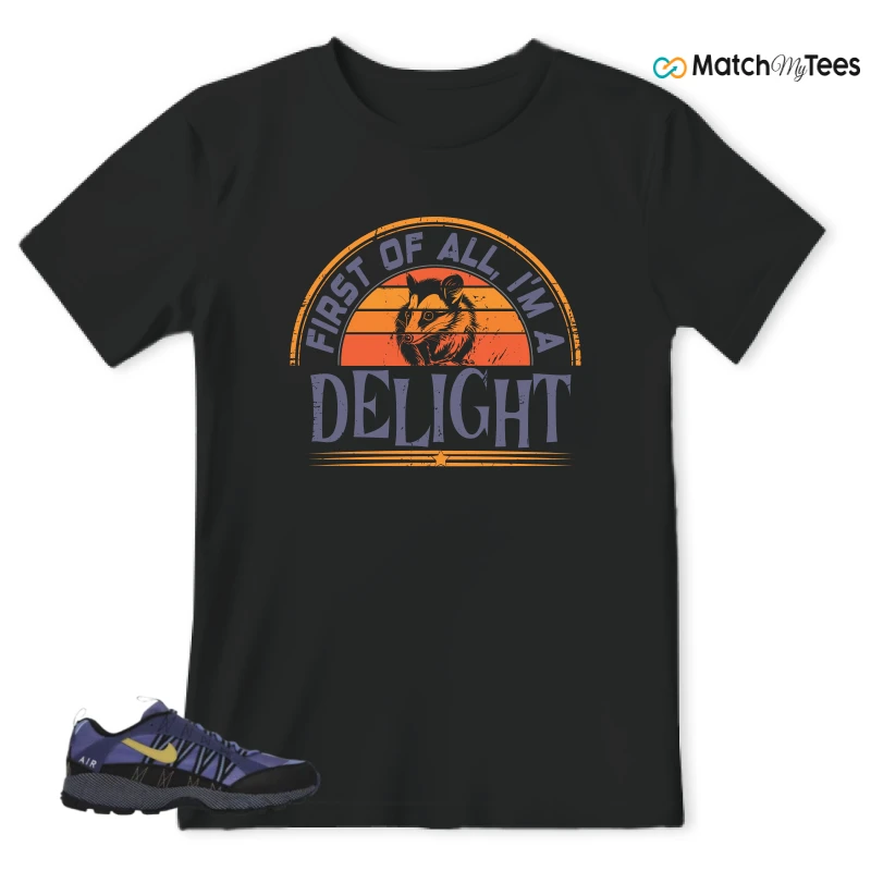 NIKE AIR HUMARA POLAR BLUE BUFF GOLD SNEAKER Matching Tees t-shirt