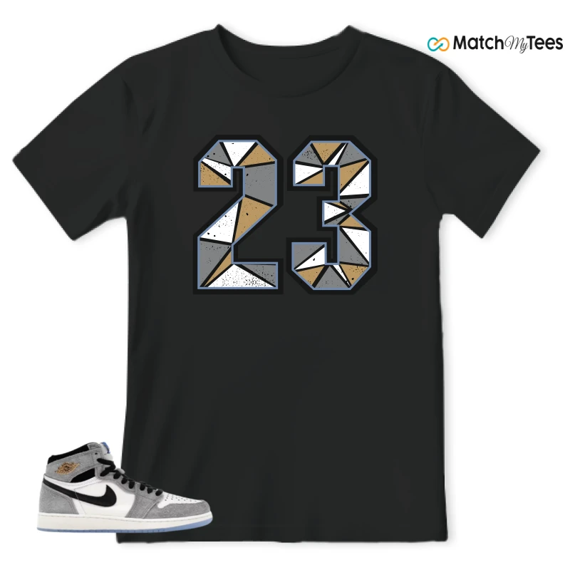NIKE AIR JORDAN 1 HIGH COOL GREY SNEAKER Matching Tees t-shirt