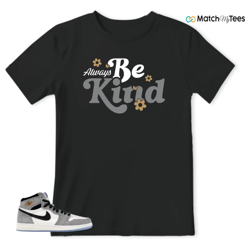 NIKE AIR JORDAN 1 HIGH COOL GREY SNEAKER Matching Tees t-shirt