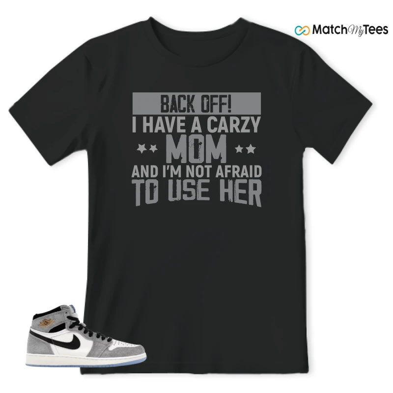 NIKE AIR JORDAN 1 HIGH COOL GREY SNEAKER Matching Tees t-shirt