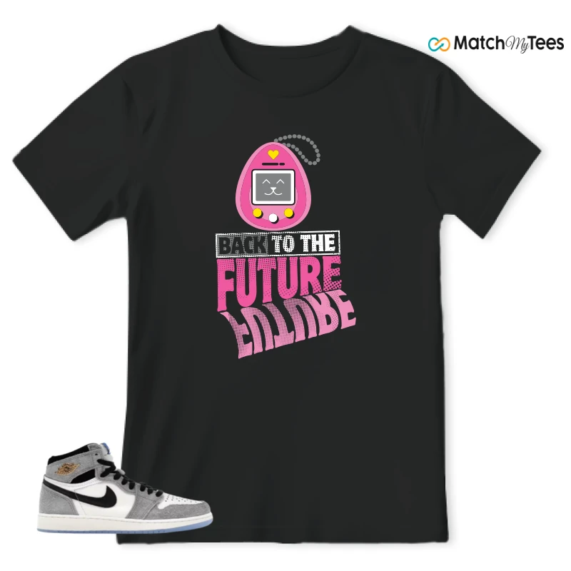 NIKE AIR JORDAN 1 HIGH COOL GREY SNEAKER Matching Tees t-shirt