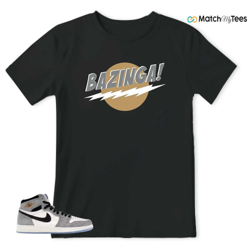 NIKE AIR JORDAN 1 HIGH COOL GREY SNEAKER Matching Tees t-shirt