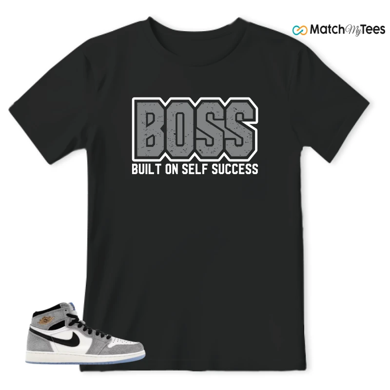 NIKE AIR JORDAN 1 HIGH COOL GREY SNEAKER Matching Tees t-shirt