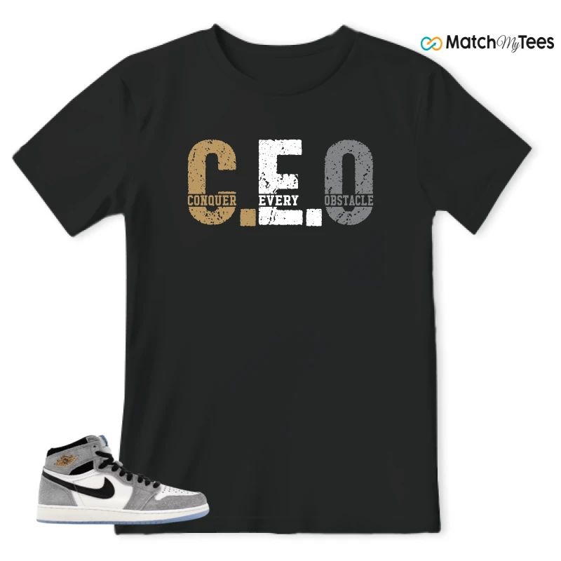 NIKE AIR JORDAN 1 HIGH COOL GREY SNEAKER Matching Tees t-shirt