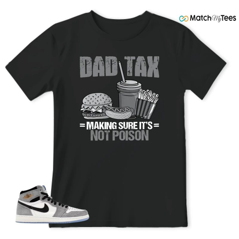 NIKE AIR JORDAN 1 HIGH COOL GREY SNEAKER Matching Tees t-shirt