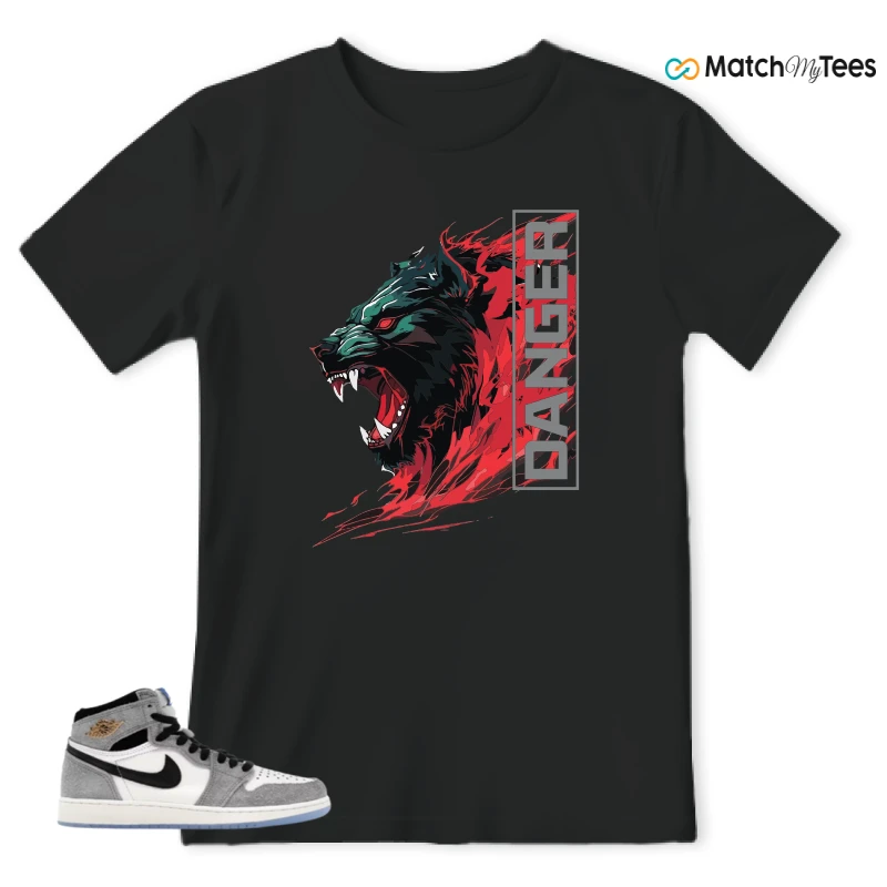 NIKE AIR JORDAN 1 HIGH COOL GREY SNEAKER Matching Tees t-shirt