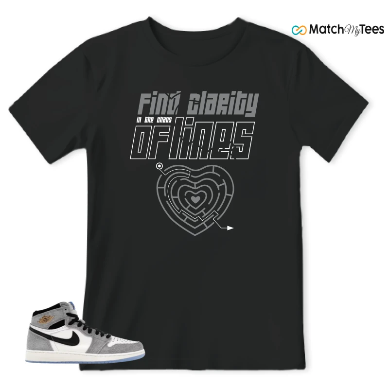 NIKE AIR JORDAN 1 HIGH COOL GREY SNEAKER Matching Tees t-shirt