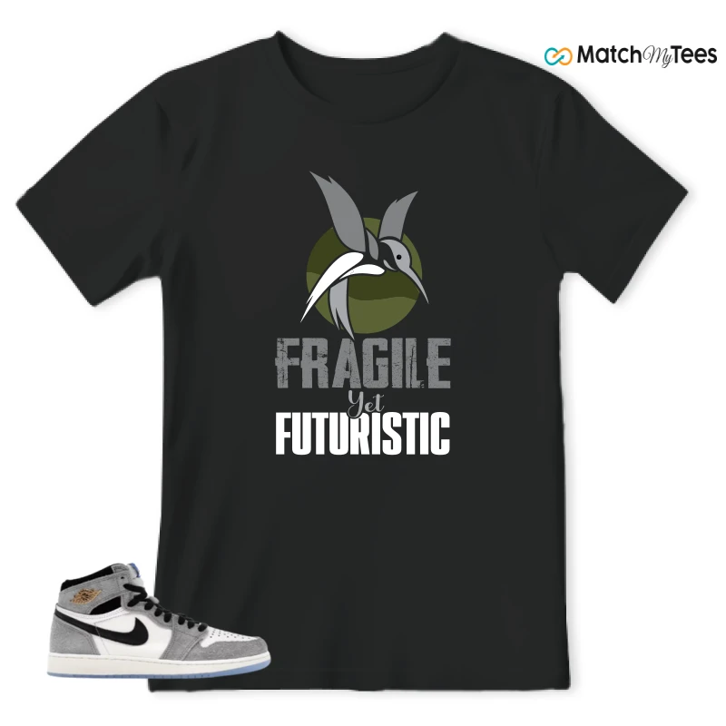 NIKE AIR JORDAN 1 HIGH COOL GREY SNEAKER Matching Tees t-shirt