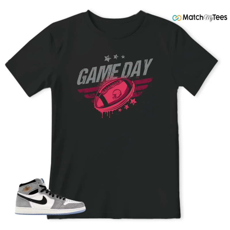 NIKE AIR JORDAN 1 HIGH COOL GREY SNEAKER Matching Tees t-shirt