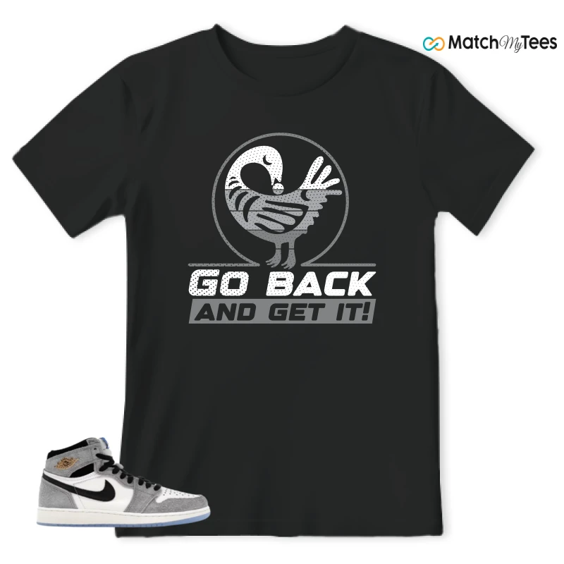 NIKE AIR JORDAN 1 HIGH COOL GREY SNEAKER Matching Tees t-shirt