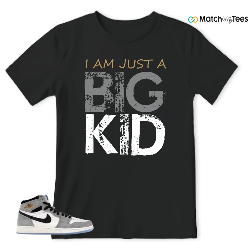 NIKE AIR JORDAN 1 HIGH COOL GREY SNEAKER Matching Tees t-shirt