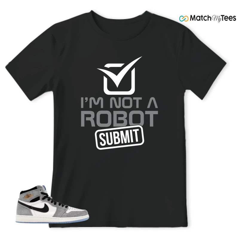 NIKE AIR JORDAN 1 HIGH COOL GREY SNEAKER Matching Tees t-shirt