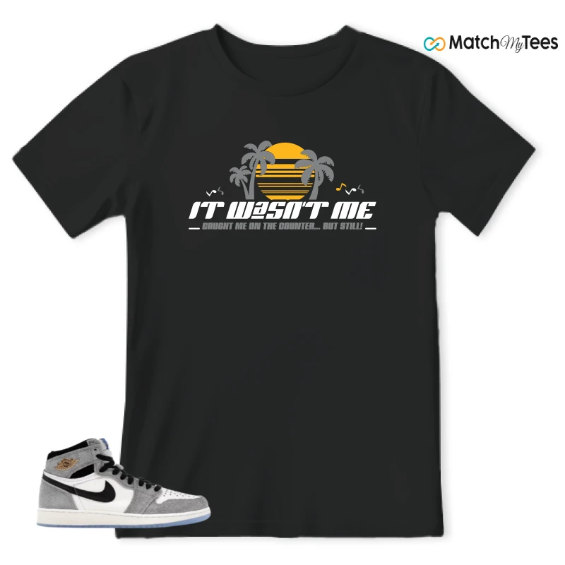 NIKE AIR JORDAN 1 HIGH COOL GREY SNEAKER Matching Tees t-shirt