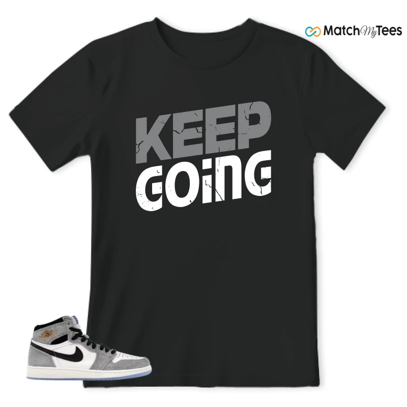 NIKE AIR JORDAN 1 HIGH COOL GREY SNEAKER Matching Tees t-shirt