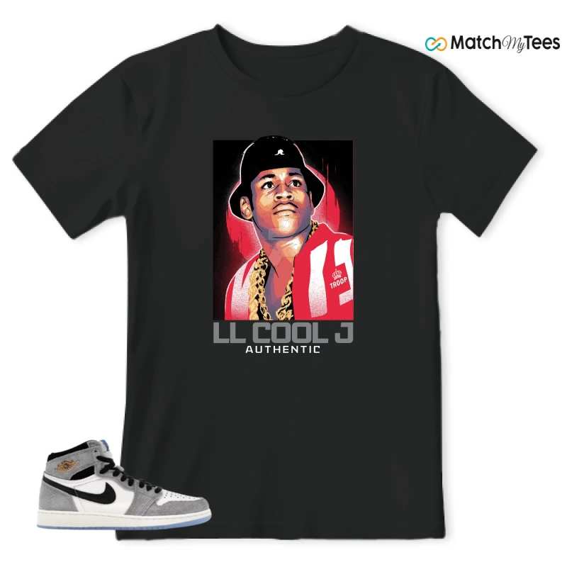 NIKE AIR JORDAN 1 HIGH COOL GREY SNEAKER Matching Tees t-shirt