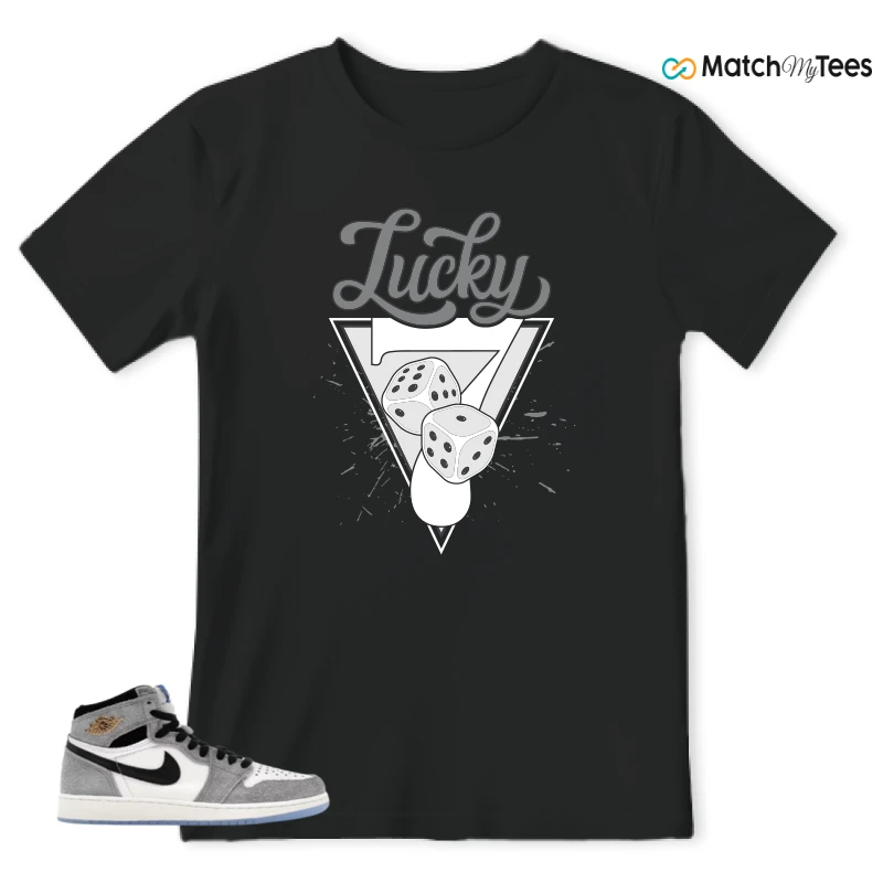 NIKE AIR JORDAN 1 HIGH COOL GREY SNEAKER Matching Tees t-shirt