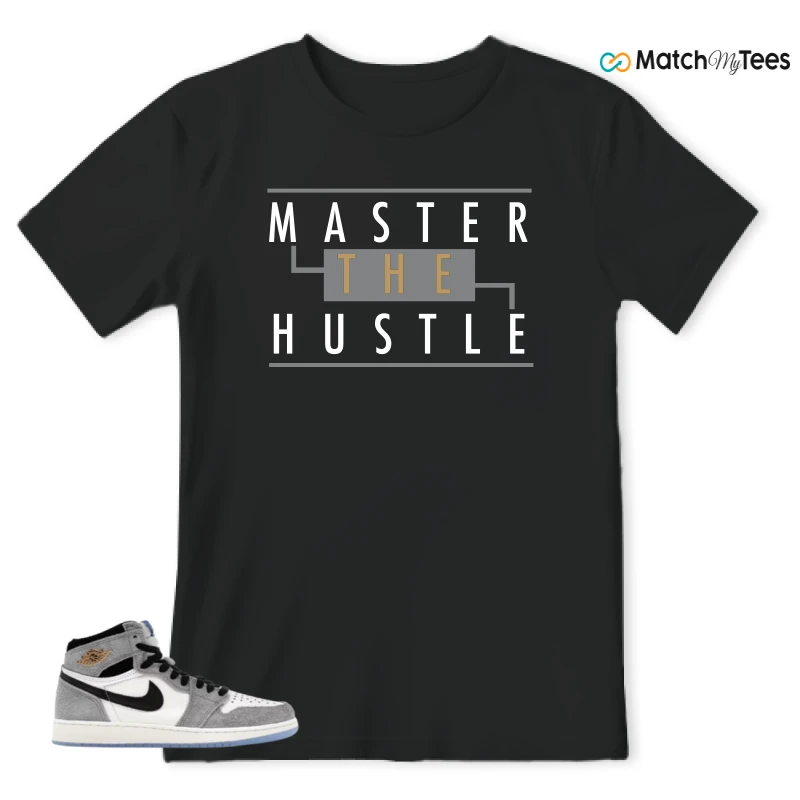 NIKE AIR JORDAN 1 HIGH COOL GREY SNEAKER Matching Tees t-shirt