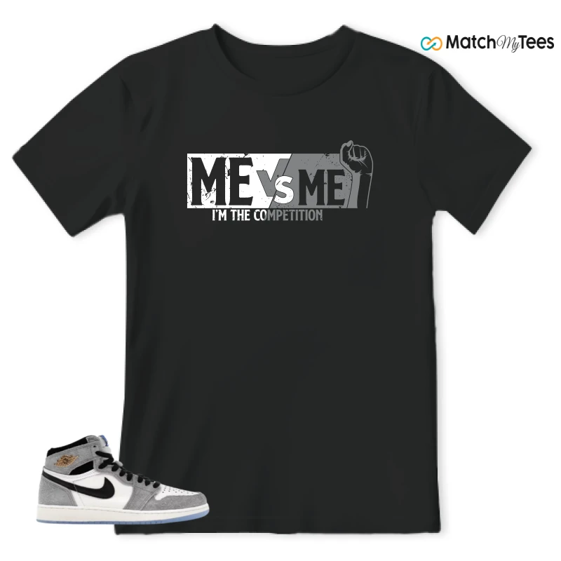 NIKE AIR JORDAN 1 HIGH COOL GREY SNEAKER Matching Tees t-shirt