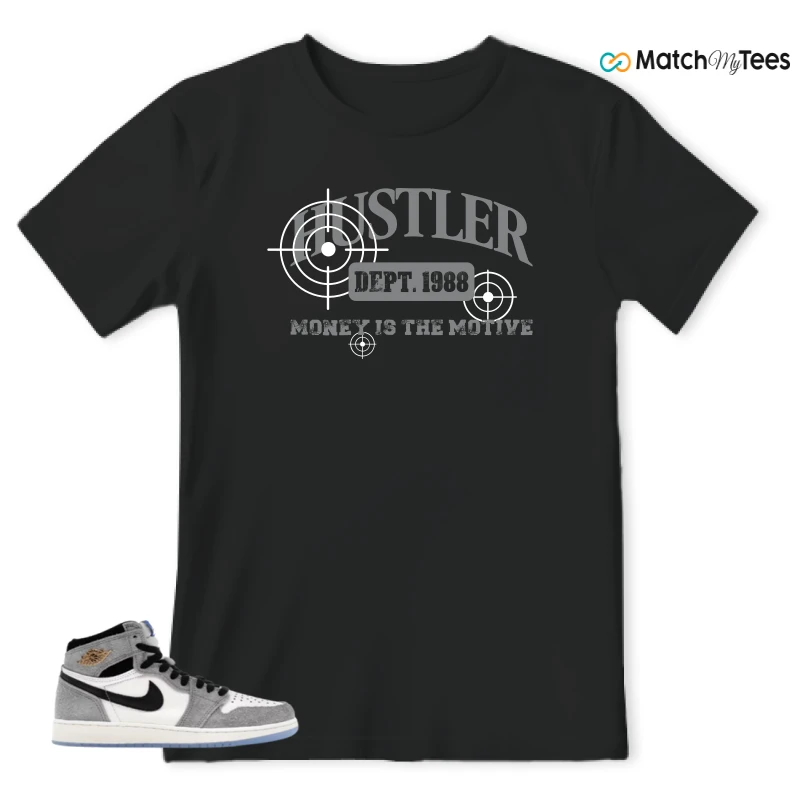 NIKE AIR JORDAN 1 HIGH COOL GREY SNEAKER Matching Tees t-shirt