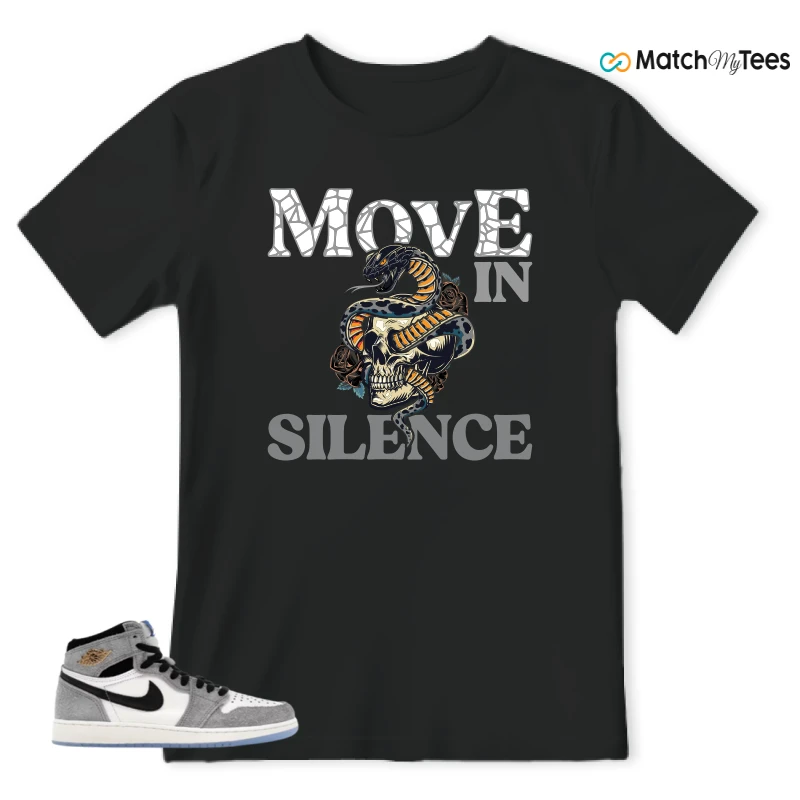 NIKE AIR JORDAN 1 HIGH COOL GREY SNEAKER Matching Tees t-shirt