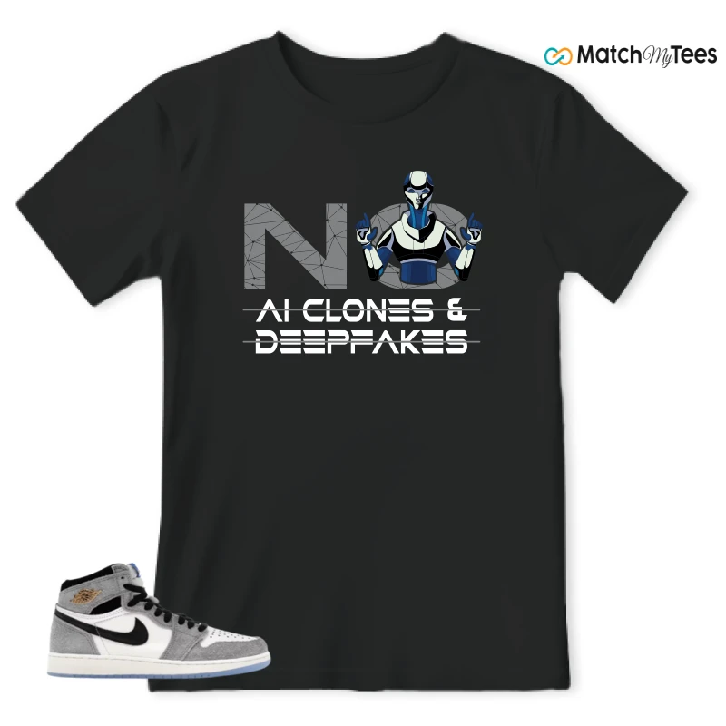NIKE AIR JORDAN 1 HIGH COOL GREY SNEAKER Matching Tees t-shirt