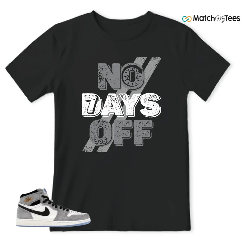 NIKE AIR JORDAN 1 HIGH COOL GREY SNEAKER Matching Tees t-shirt