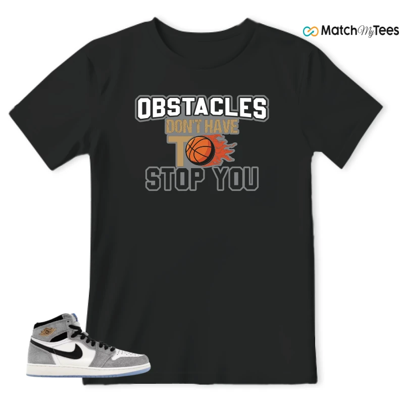 NIKE AIR JORDAN 1 HIGH COOL GREY SNEAKER Matching Tees t-shirt