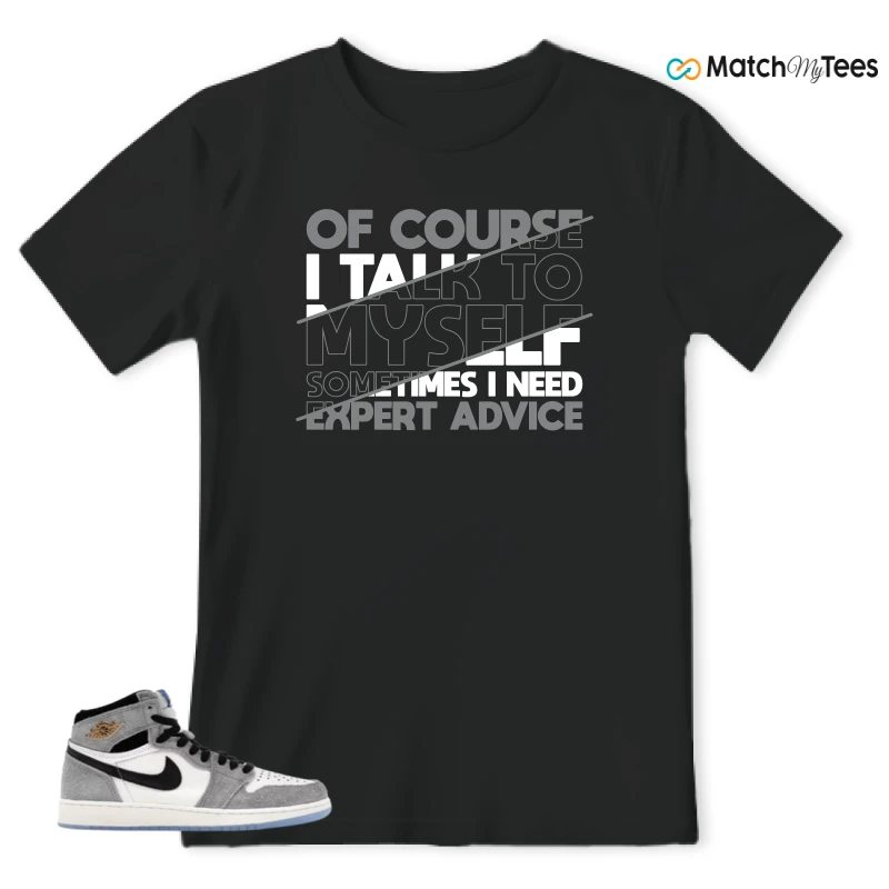 NIKE AIR JORDAN 1 HIGH COOL GREY SNEAKER Matching Tees t-shirt