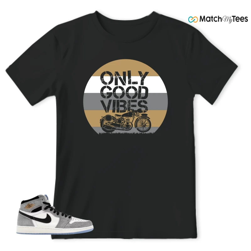 NIKE AIR JORDAN 1 HIGH COOL GREY SNEAKER Matching Tees t-shirt