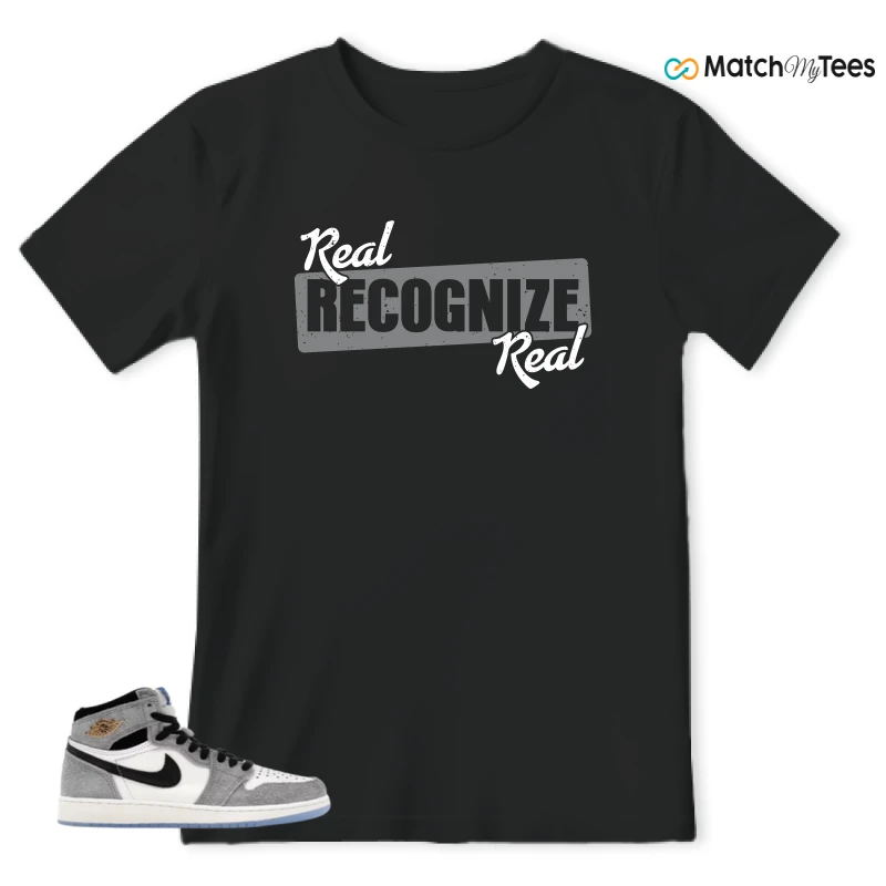 NIKE AIR JORDAN 1 HIGH COOL GREY SNEAKER Matching Tees t-shirt
