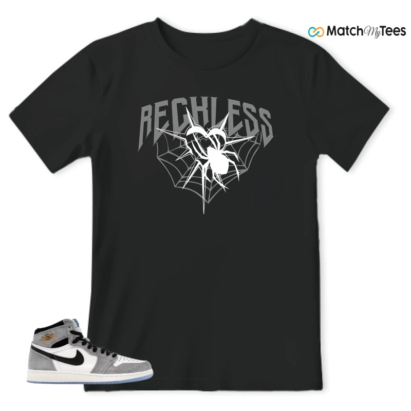 NIKE AIR JORDAN 1 HIGH COOL GREY SNEAKER Matching Tees t-shirt