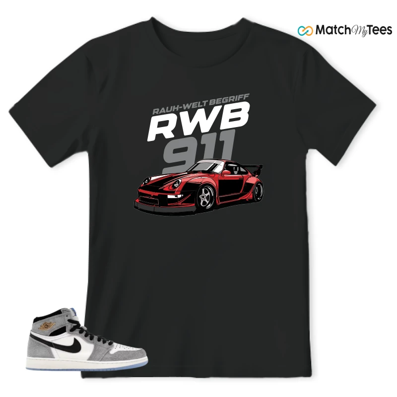 NIKE AIR JORDAN 1 HIGH COOL GREY SNEAKER Matching Tees t-shirt