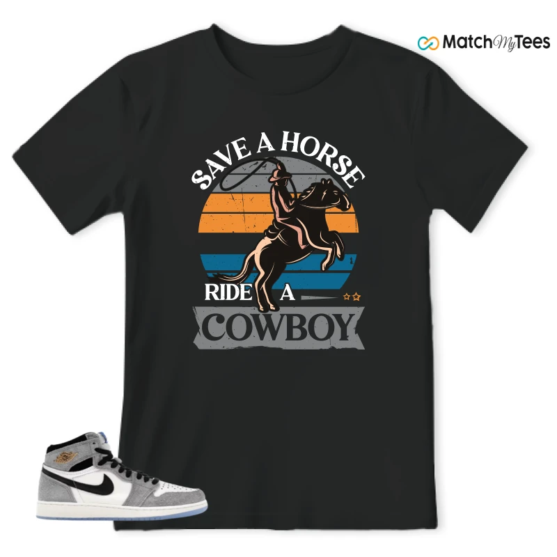 NIKE AIR JORDAN 1 HIGH COOL GREY SNEAKER Matching Tees t-shirt