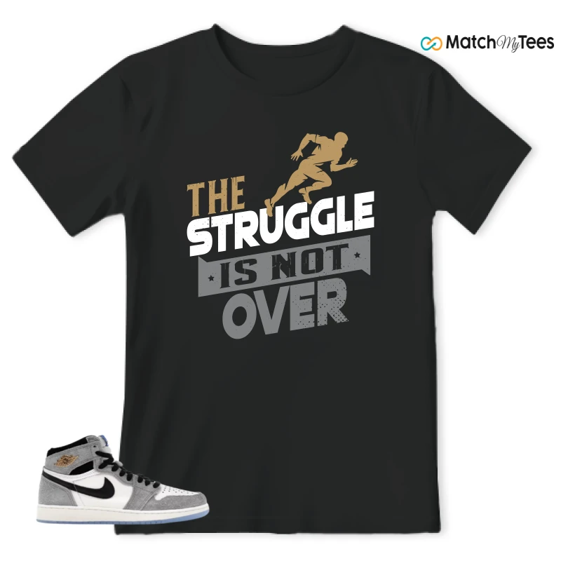 NIKE AIR JORDAN 1 HIGH COOL GREY SNEAKER Matching Tees t-shirt