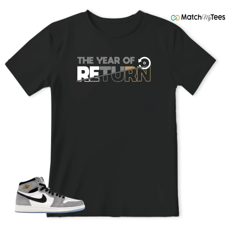 NIKE AIR JORDAN 1 HIGH COOL GREY SNEAKER Matching Tees t-shirt