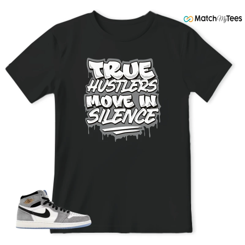 NIKE AIR JORDAN 1 HIGH COOL GREY SNEAKER Matching Tees t-shirt