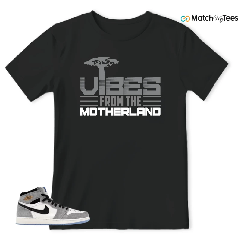 NIKE AIR JORDAN 1 HIGH COOL GREY SNEAKER Matching Tees t-shirt