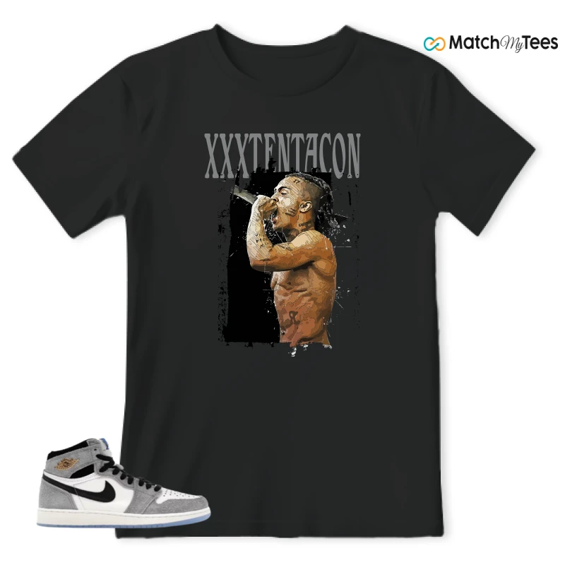 NIKE AIR JORDAN 1 HIGH COOL GREY SNEAKER Matching Tees t-shirt