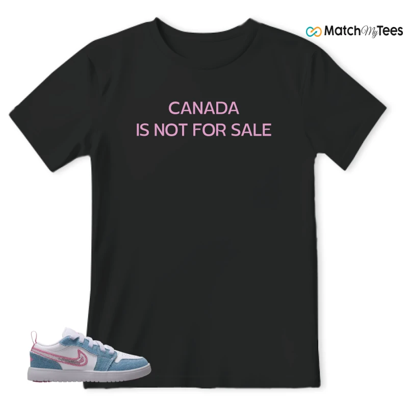 NIKE AIR JORDAN 1 LOW GS DENIM SEQUIN SNEAKER Matching Tees t-shirt