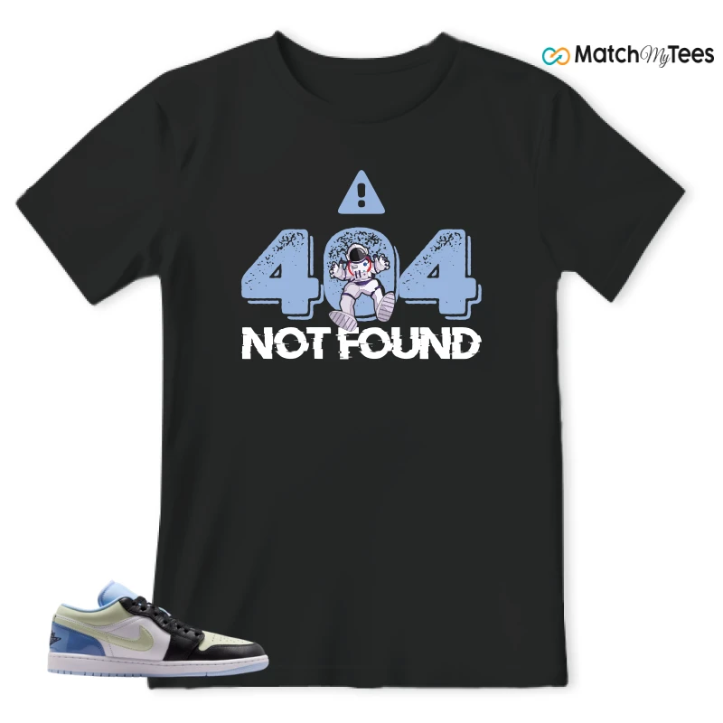 NIKE AIR JORDAN 1 LOW MISMATCHED PATENT SNEAKER Matching Tees t-shirt