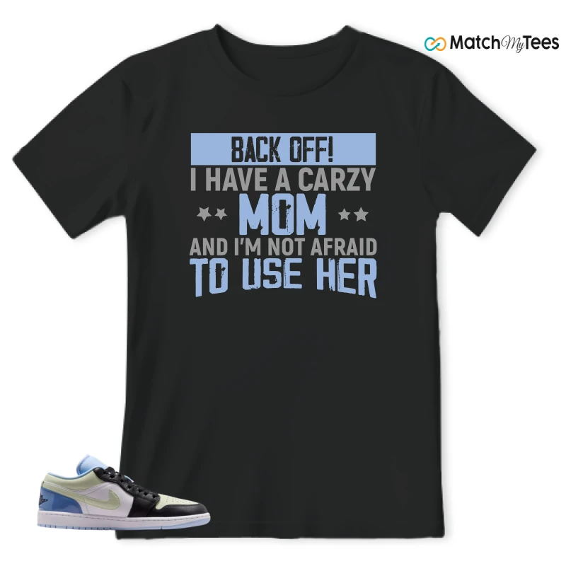 NIKE AIR JORDAN 1 LOW MISMATCHED PATENT SNEAKER Matching Tees t-shirt