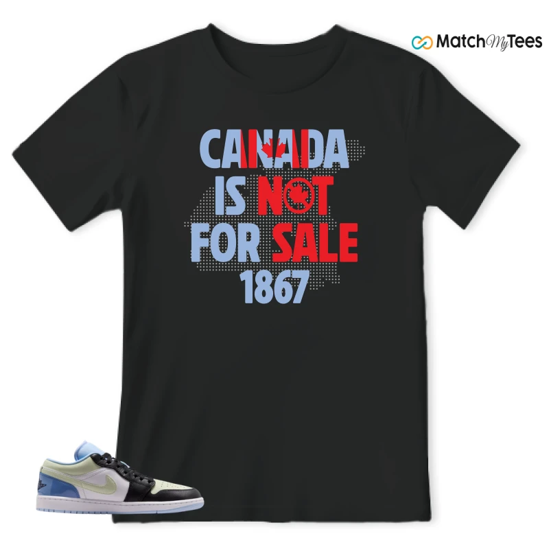 NIKE AIR JORDAN 1 LOW MISMATCHED PATENT SNEAKER Matching Tees t-shirt