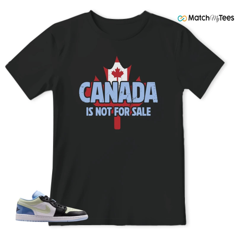 NIKE AIR JORDAN 1 LOW MISMATCHED PATENT SNEAKER Matching Tees t-shirt