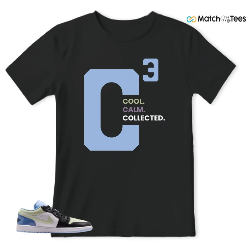 NIKE AIR JORDAN 1 LOW MISMATCHED PATENT SNEAKER Matching Tees t-shirt