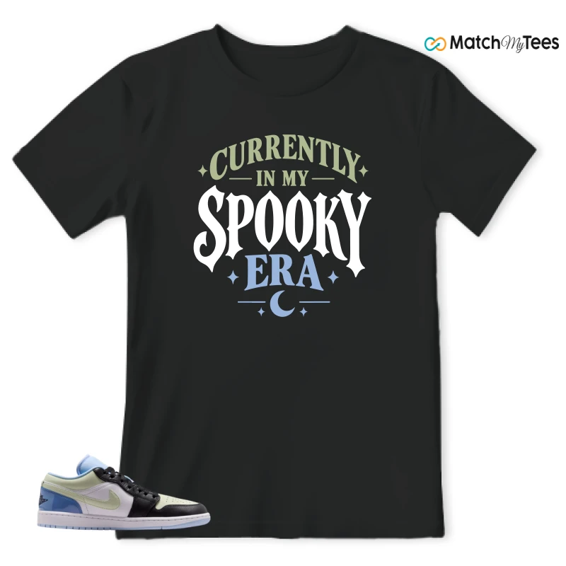 NIKE AIR JORDAN 1 LOW MISMATCHED PATENT SNEAKER Matching Tees t-shirt