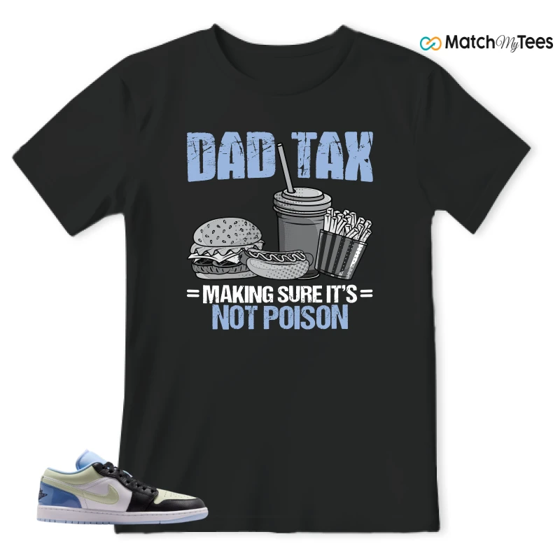 NIKE AIR JORDAN 1 LOW MISMATCHED PATENT SNEAKER Matching Tees t-shirt