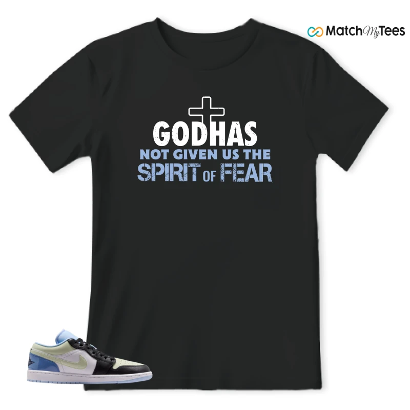 NIKE AIR JORDAN 1 LOW MISMATCHED PATENT SNEAKER Matching Tees t-shirt