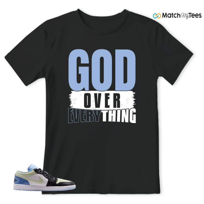 NIKE AIR JORDAN 1 LOW MISMATCHED PATENT SNEAKER Matching Tees t-shirt