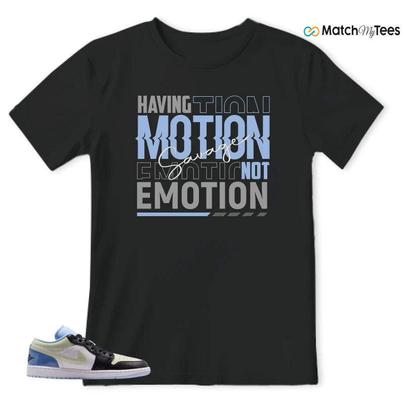 NIKE AIR JORDAN 1 LOW MISMATCHED PATENT SNEAKER Matching Tees t-shirt